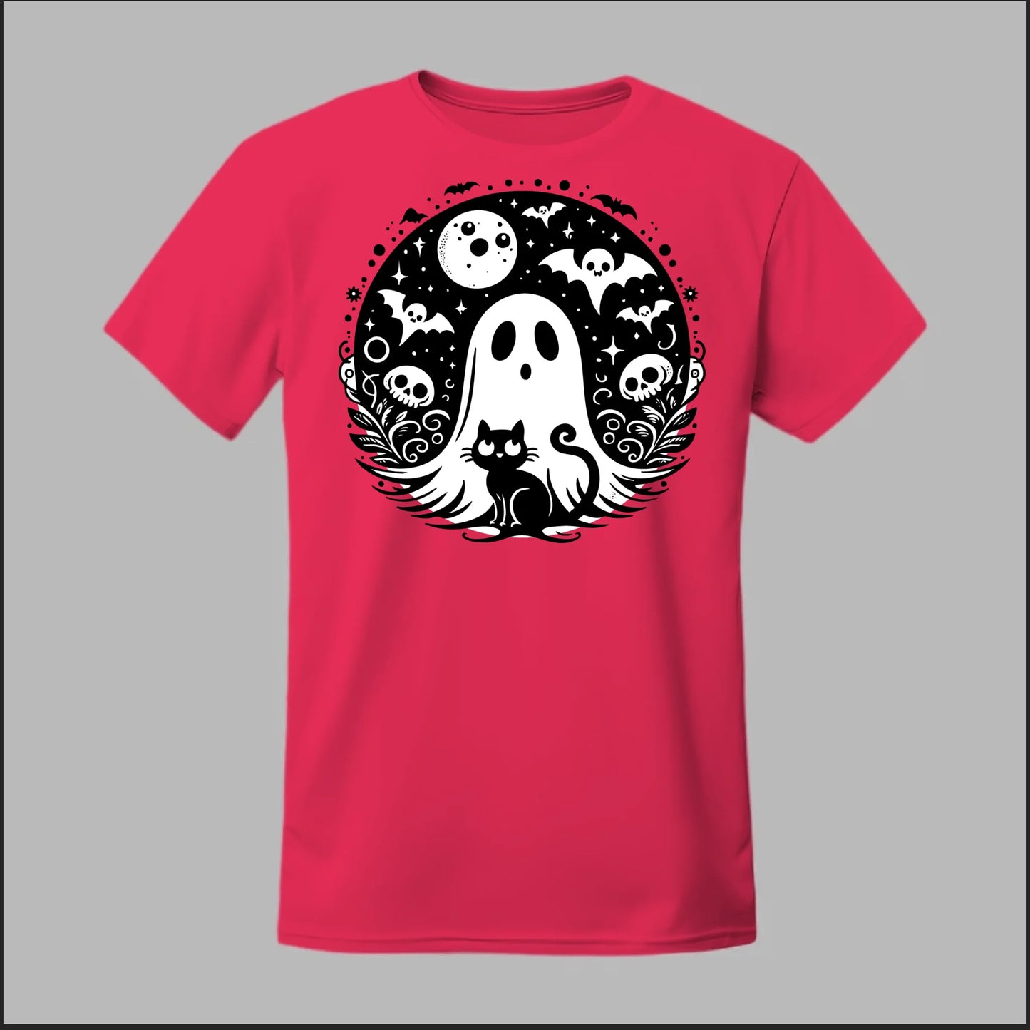 Black Cat Spooky Night Tee