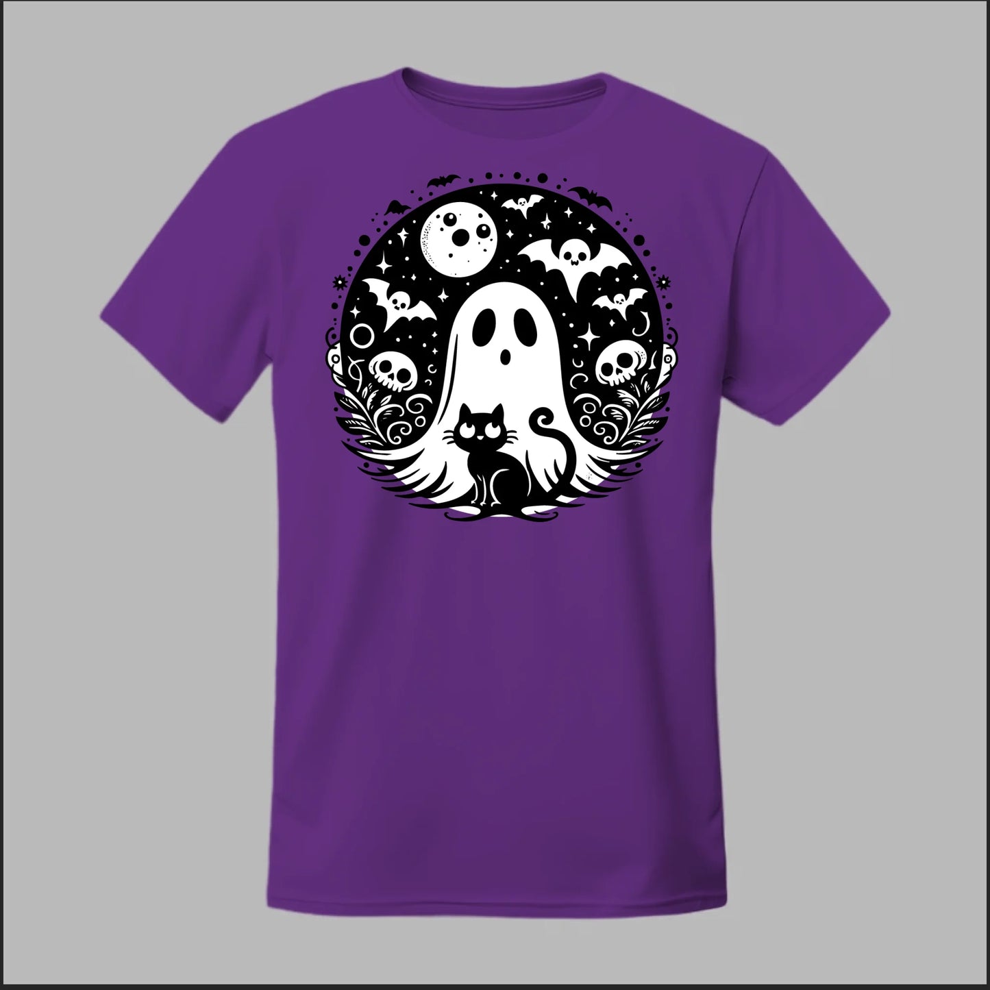 Black Cat Spooky Night Tee