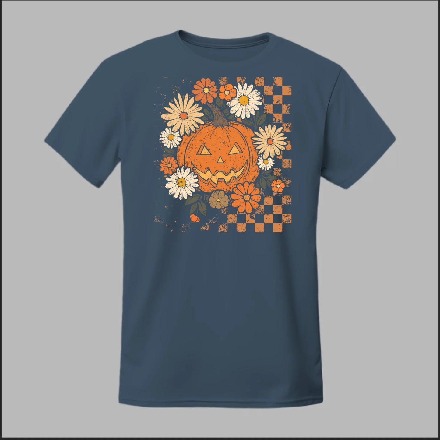 Front Heather Navy