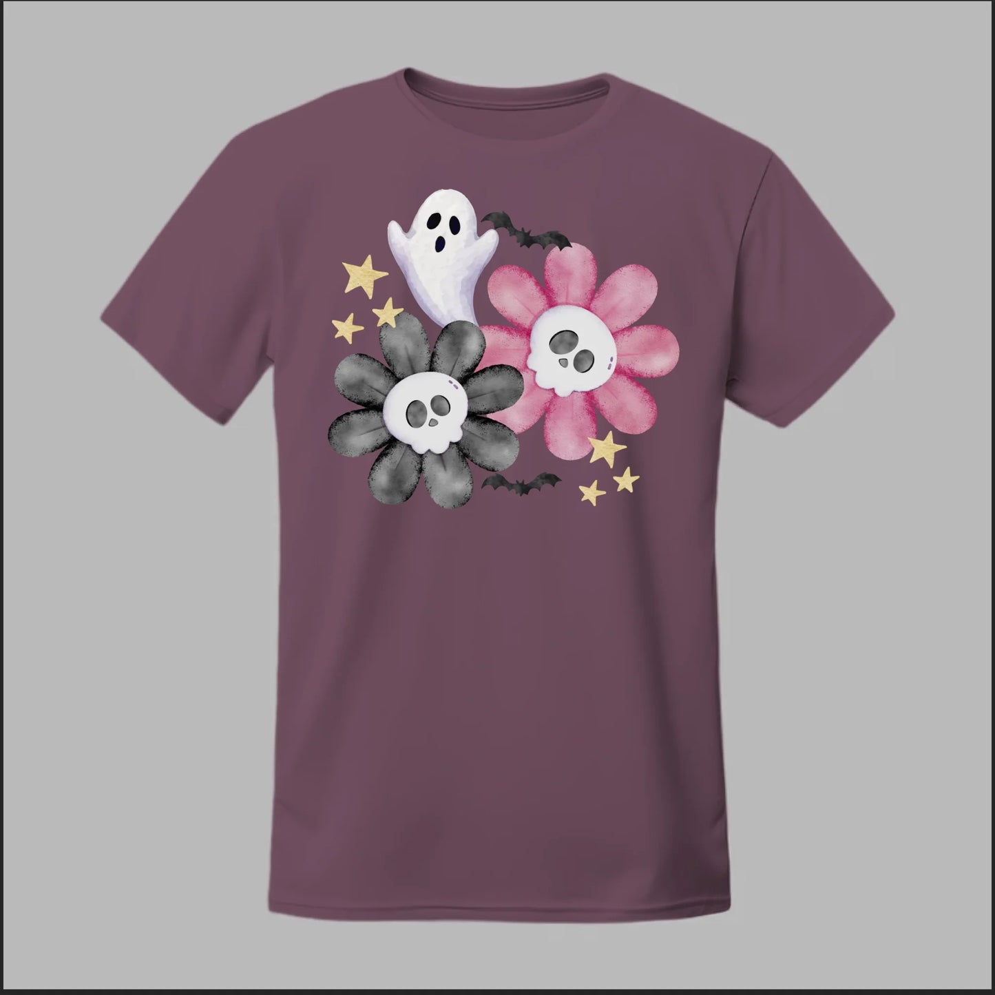 Front Heather Maroon