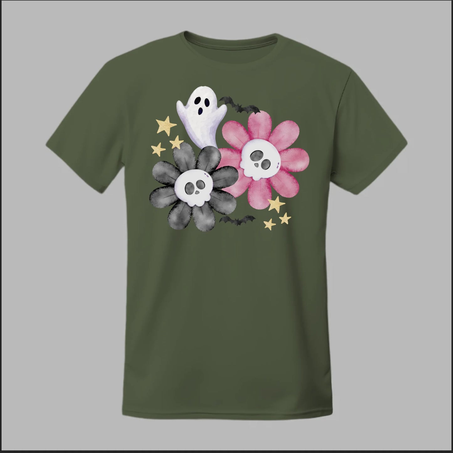 Front Military Green