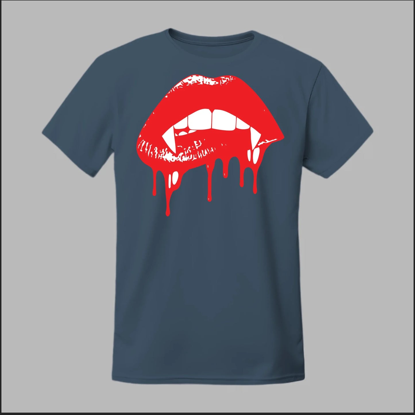 Front Heather Navy
