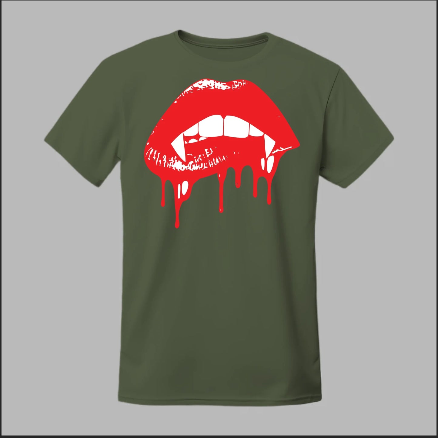 Front Military Green