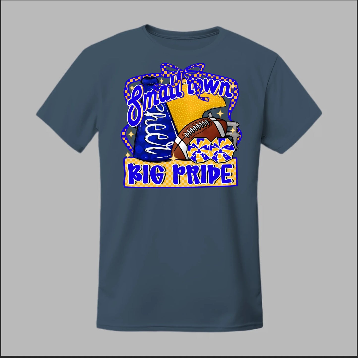 Front Heather Navy
