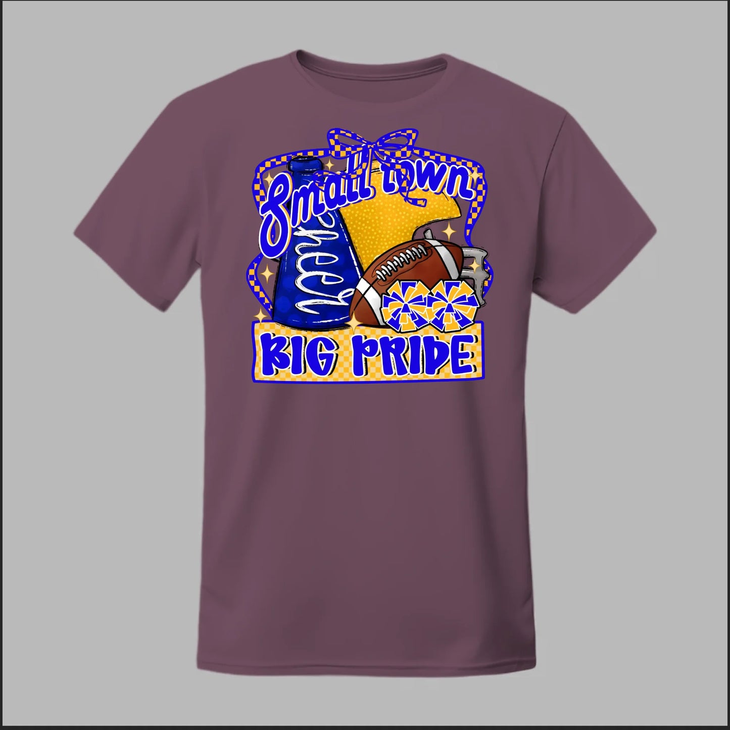 Front Heather Maroon