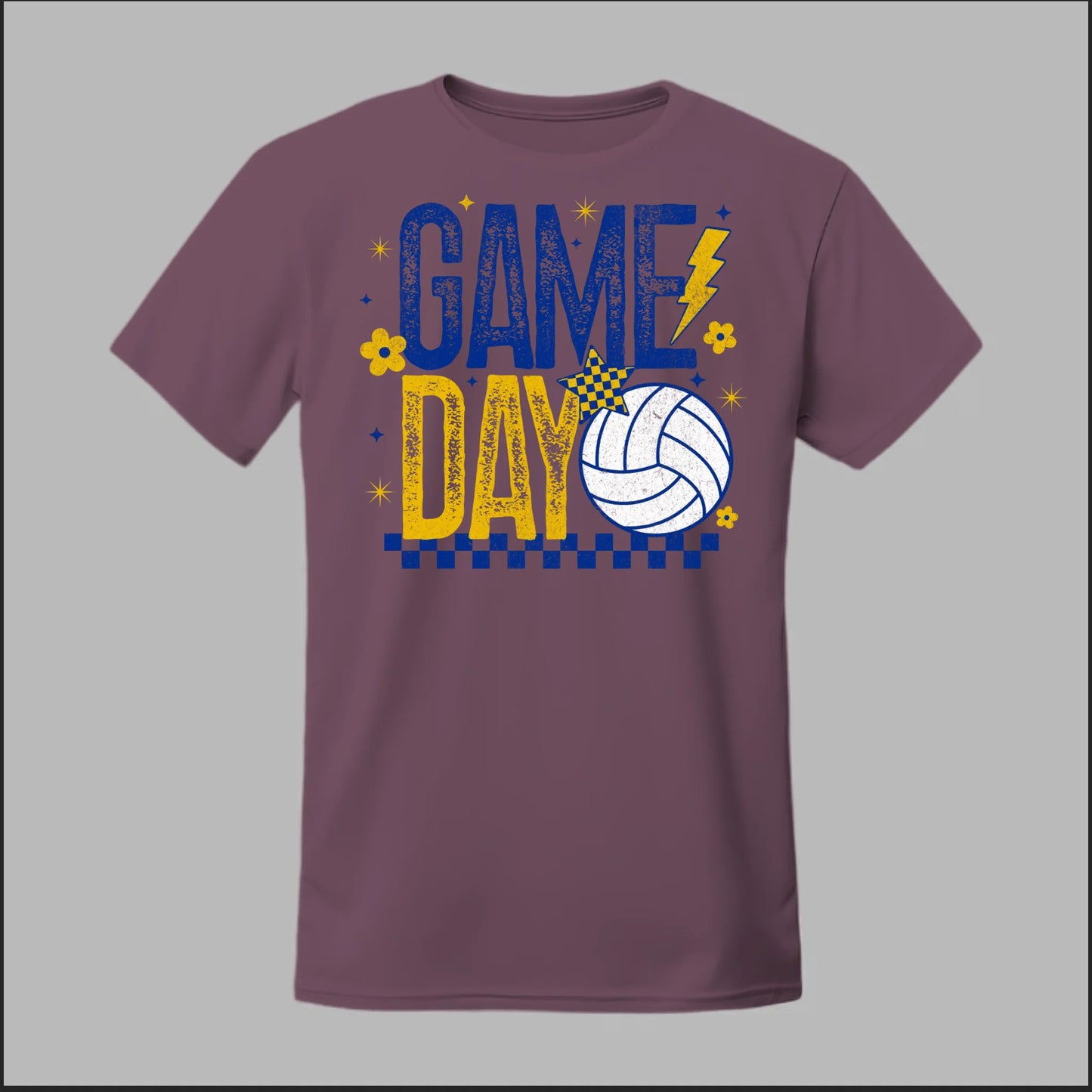 Front Heather Maroon
