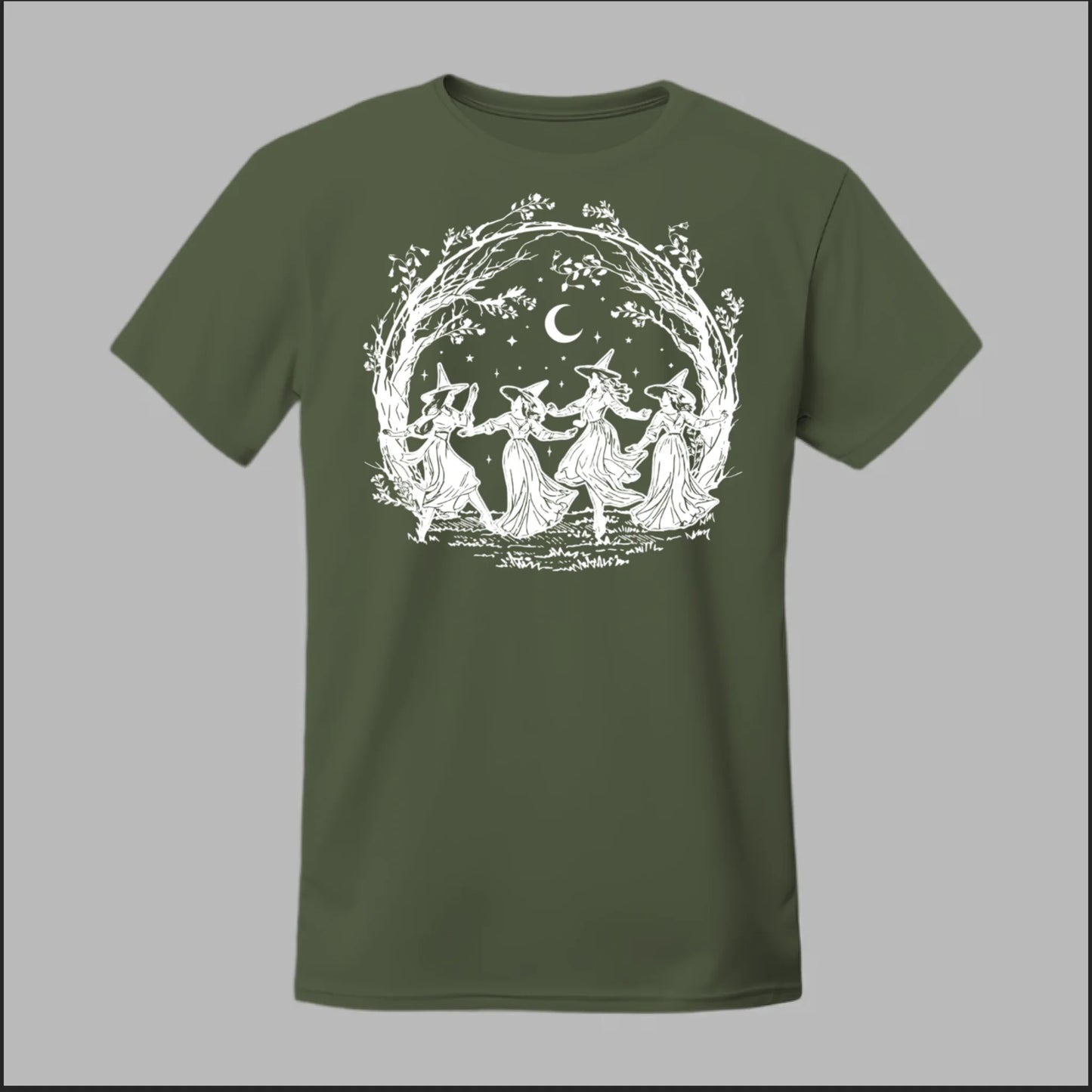 Front Military Green