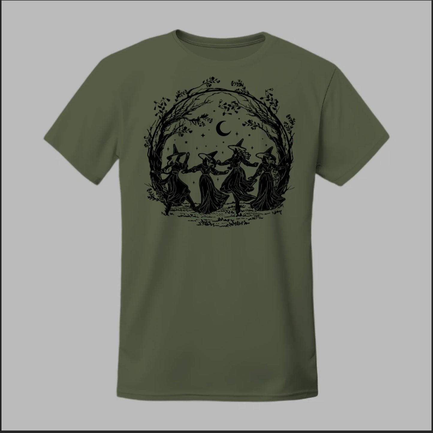 Front Military Green