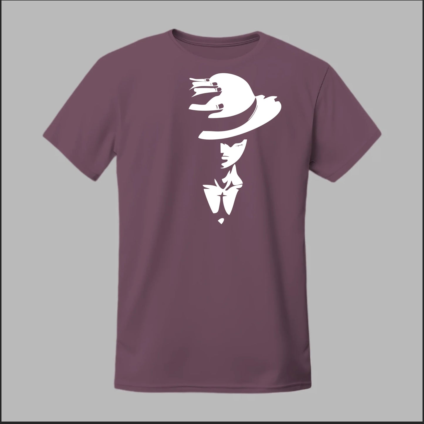 Front Heather Maroon