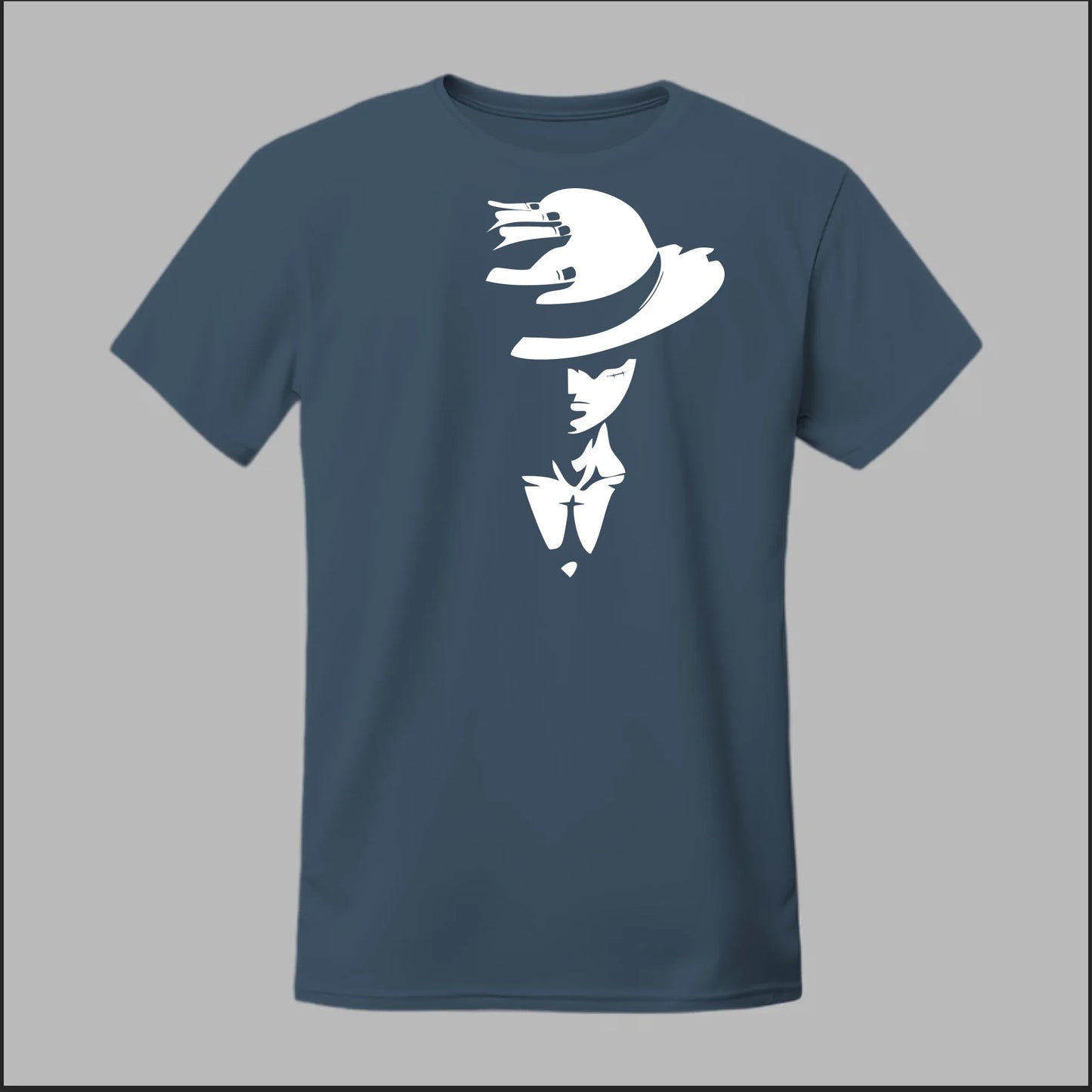 Front Heather Navy
