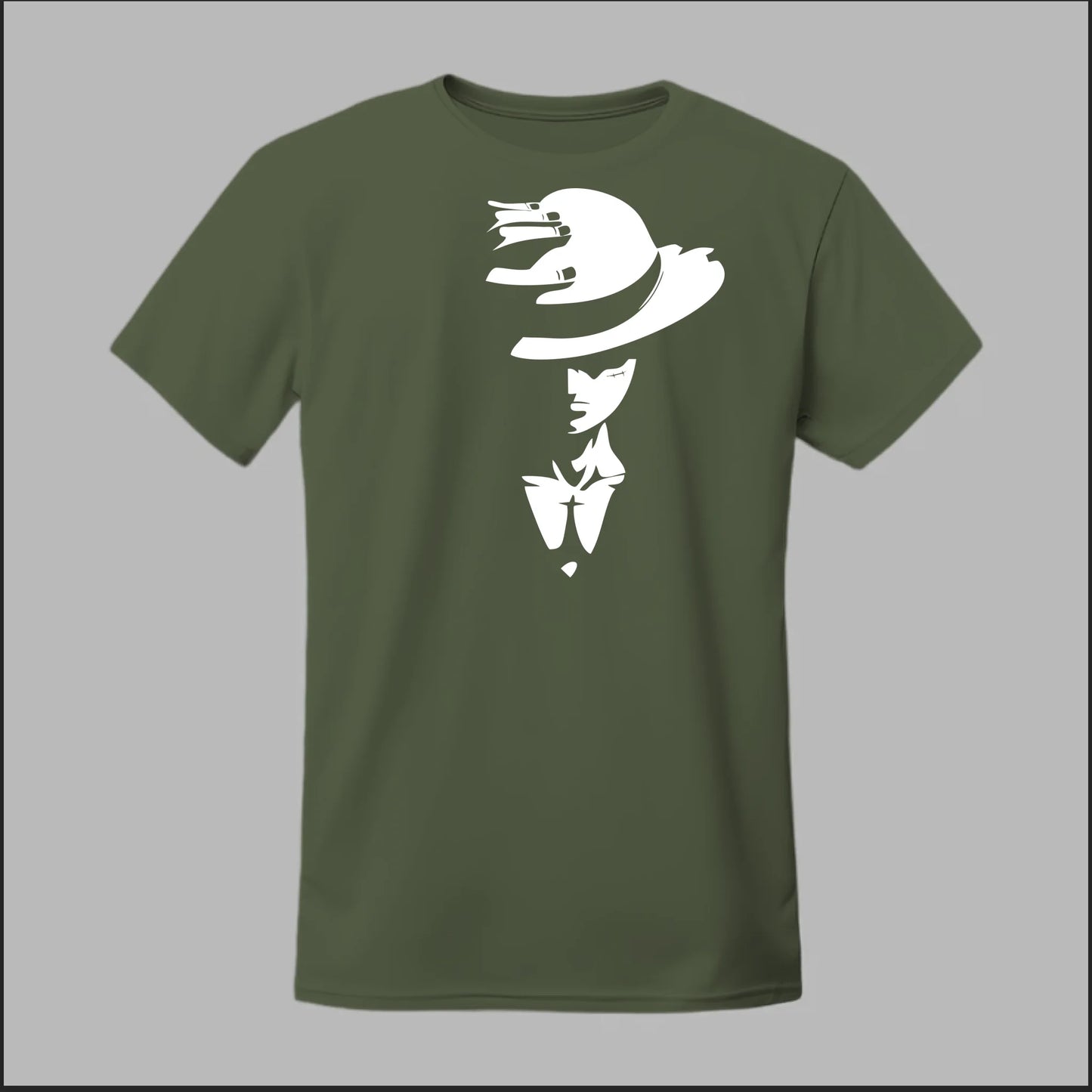 Front Military Green