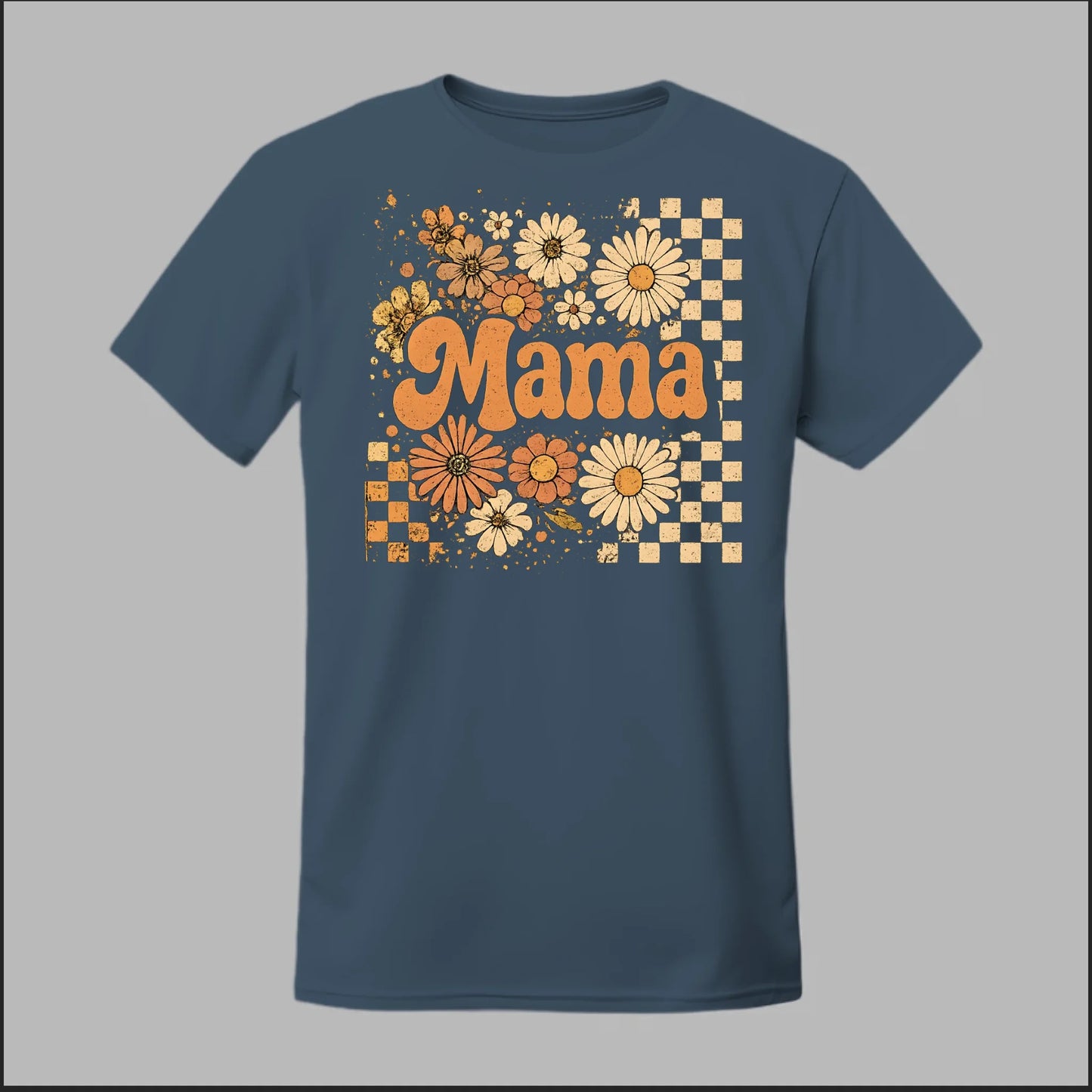 Front Heather Navy
