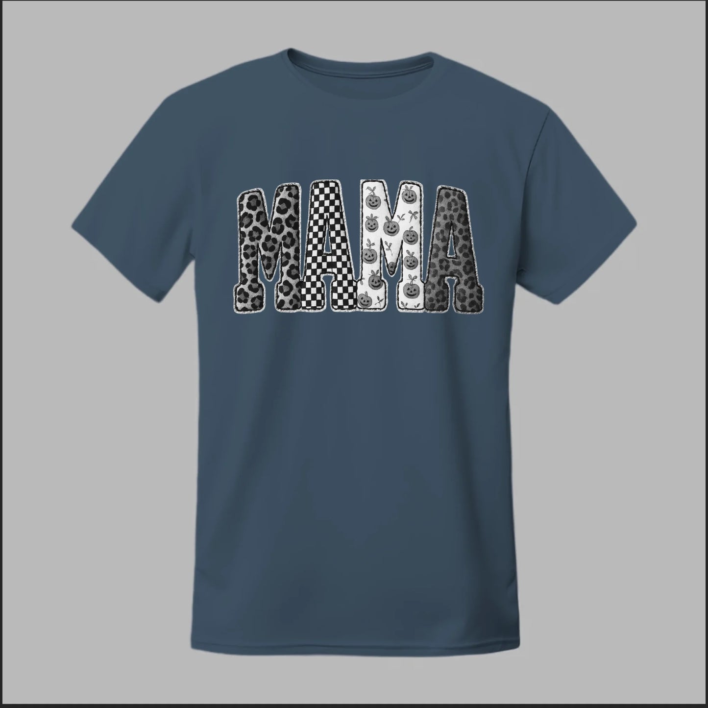 Front Heather Navy
