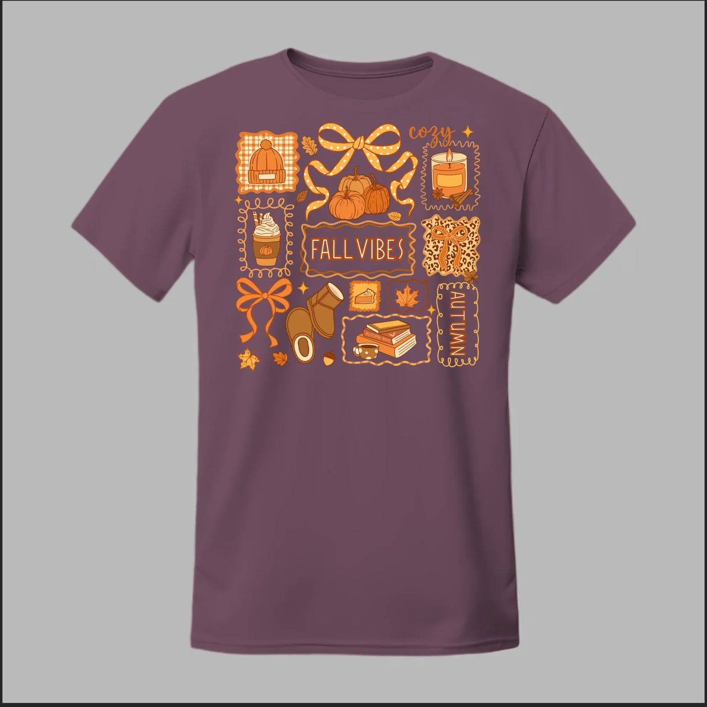 Front Heather Maroon