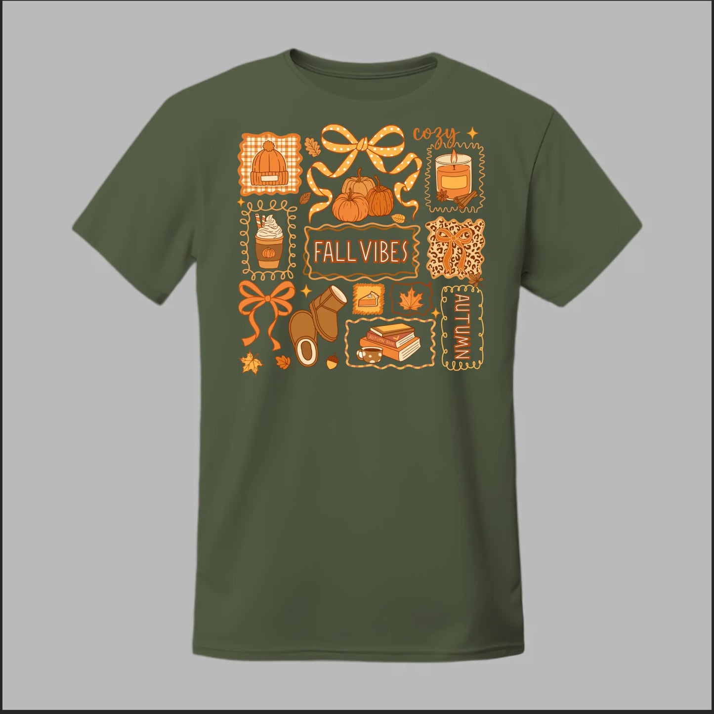 Front Military Green