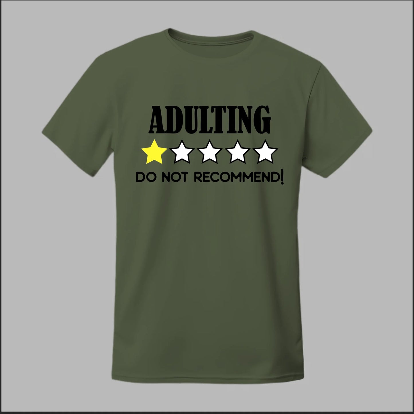 Front Military Green