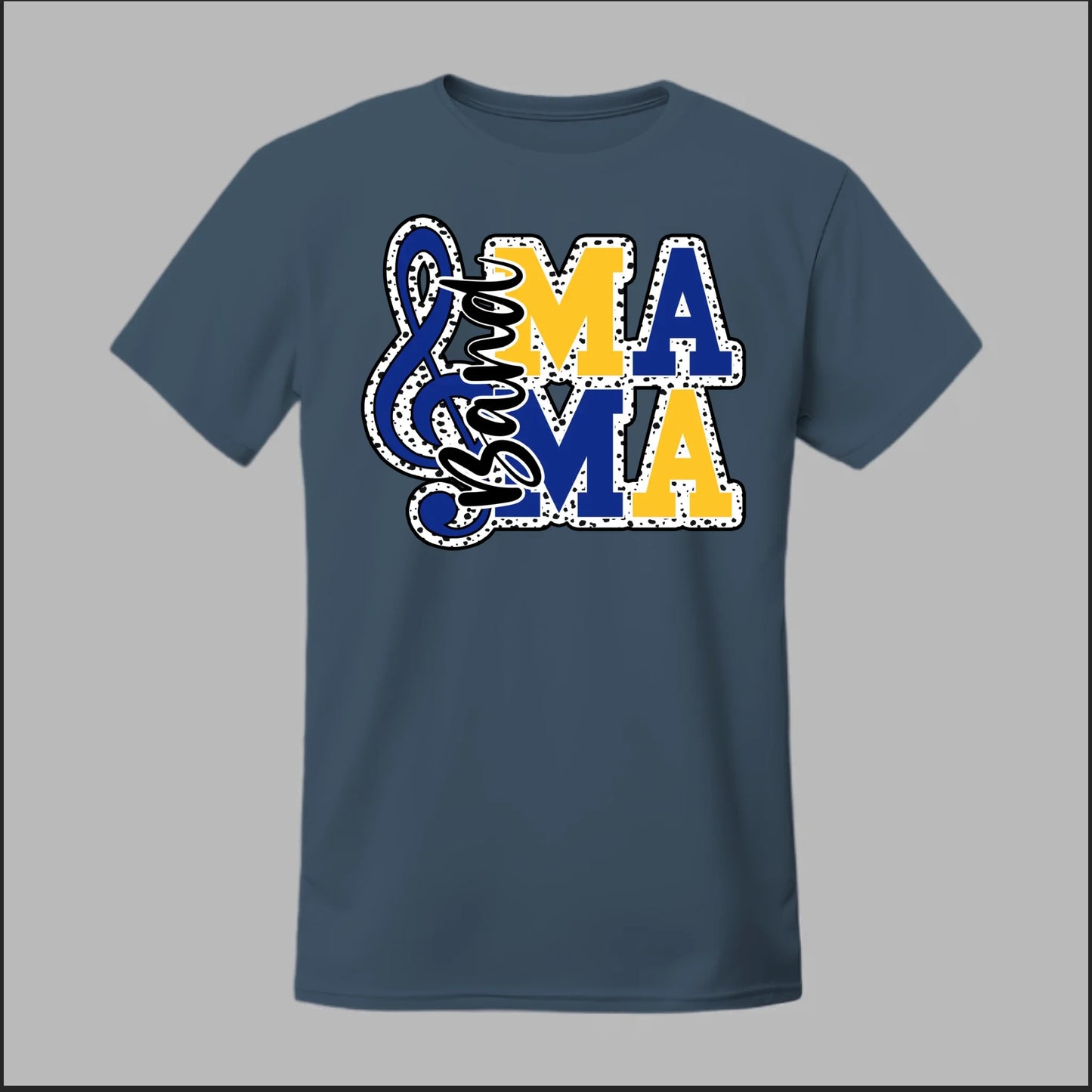 Front Heather Navy