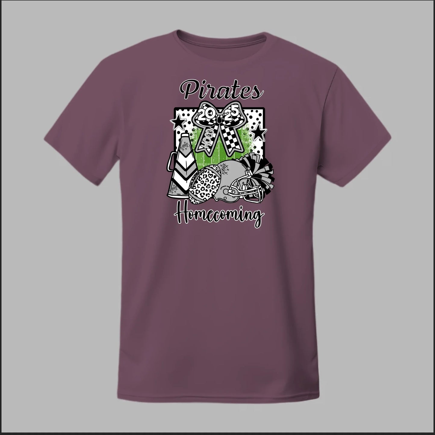 Front Heather Maroon