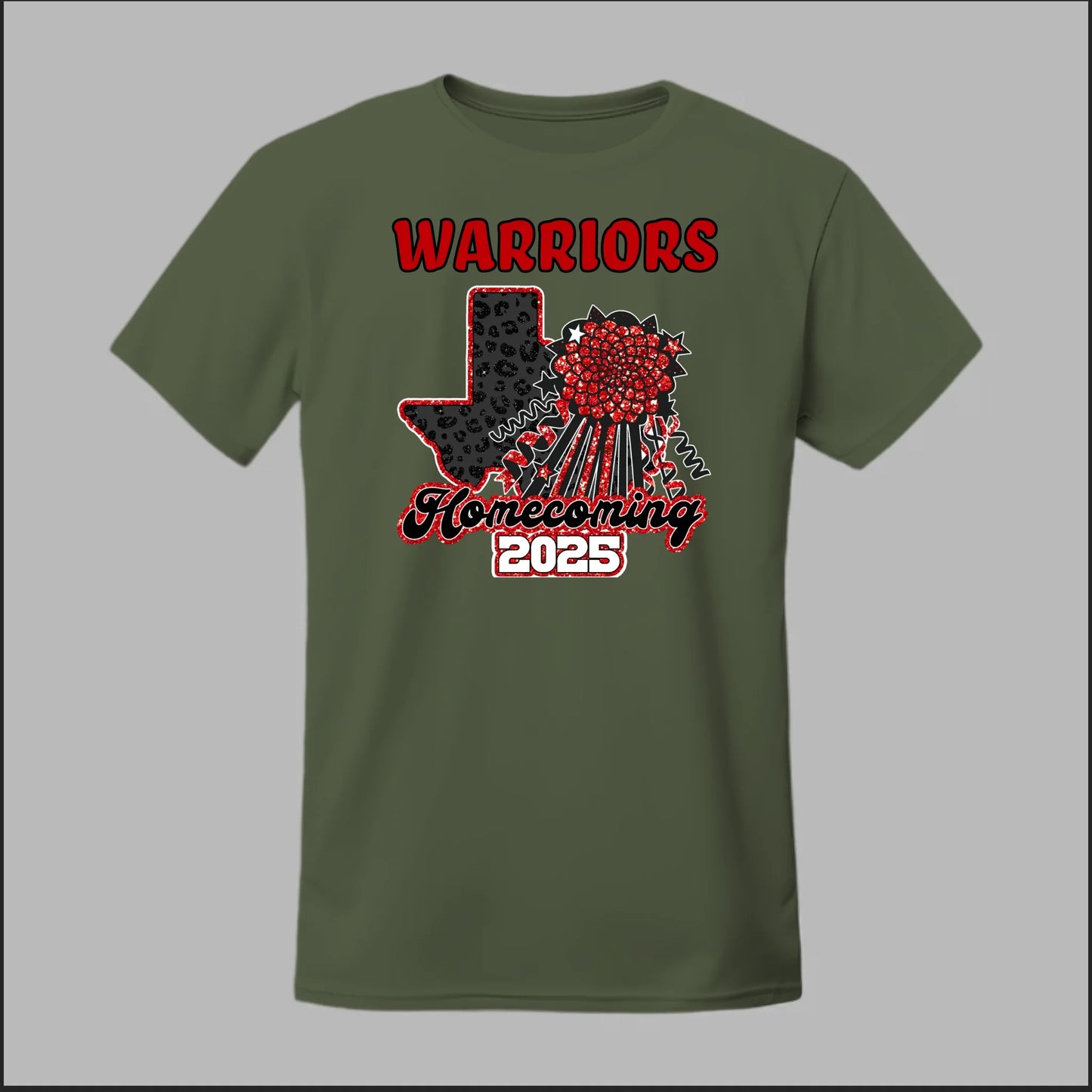 Front Military Green