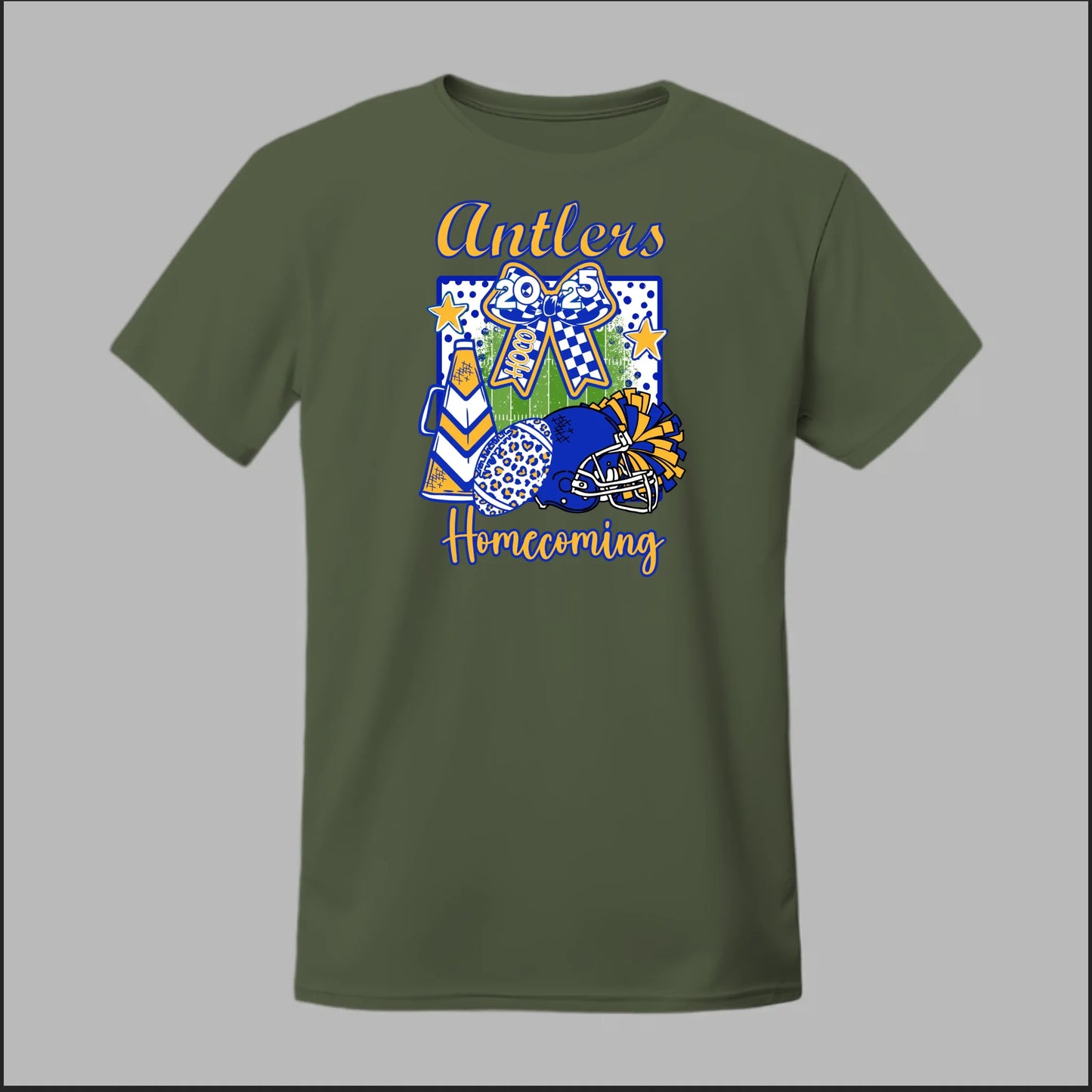 Front Military Green