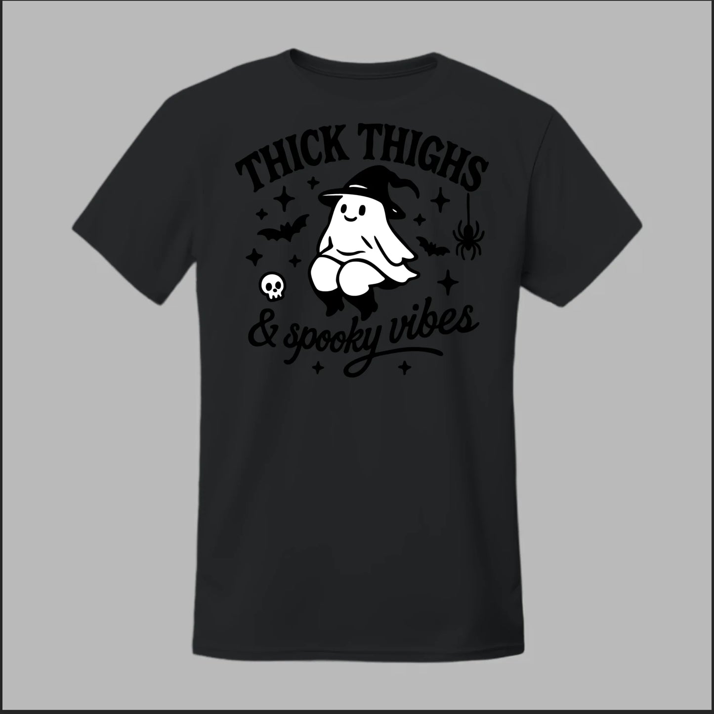 "Thick Thighs & Spooky Vibes" Tee
