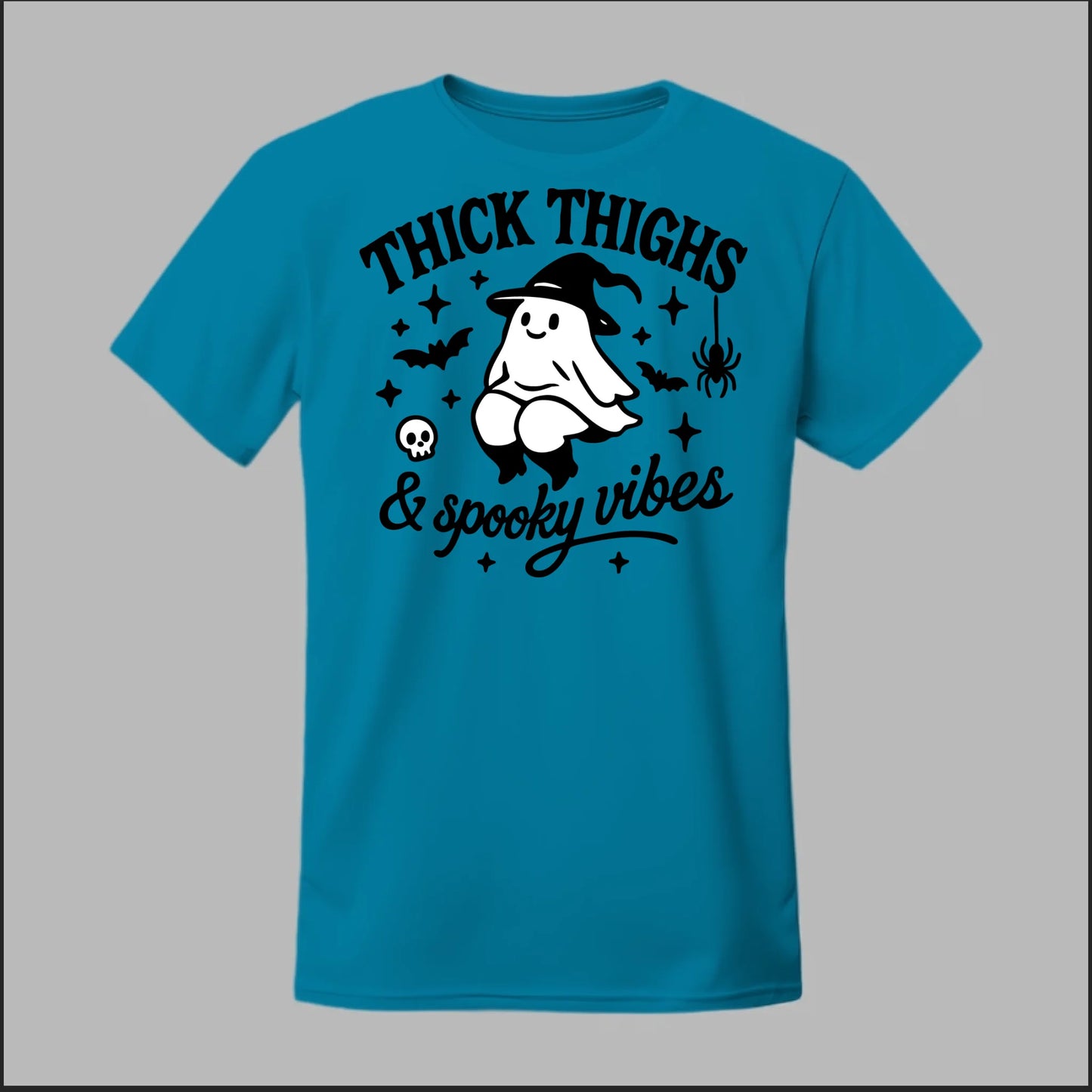 "Thick Thighs & Spooky Vibes" Tee