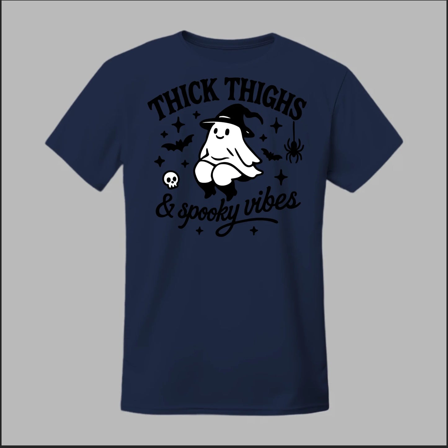 "Thick Thighs & Spooky Vibes" Tee