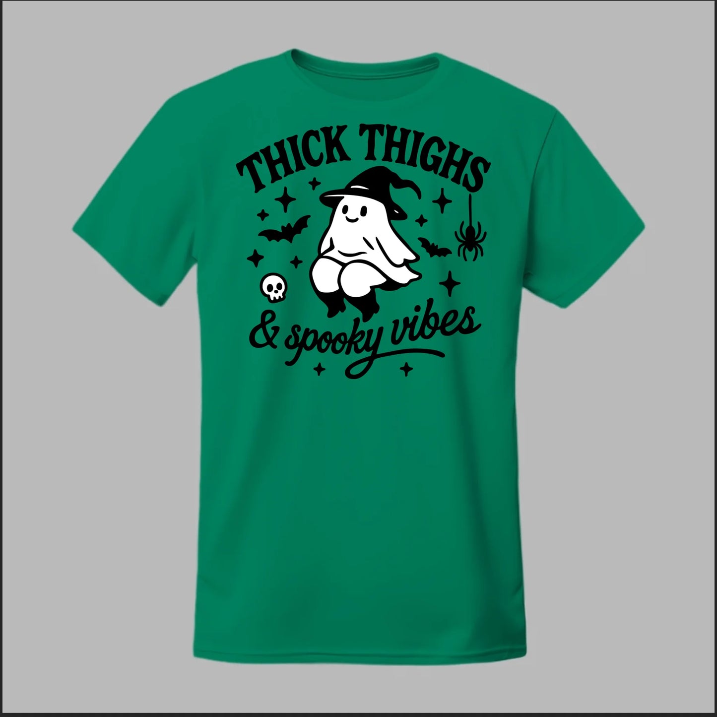 "Thick Thighs & Spooky Vibes" Tee