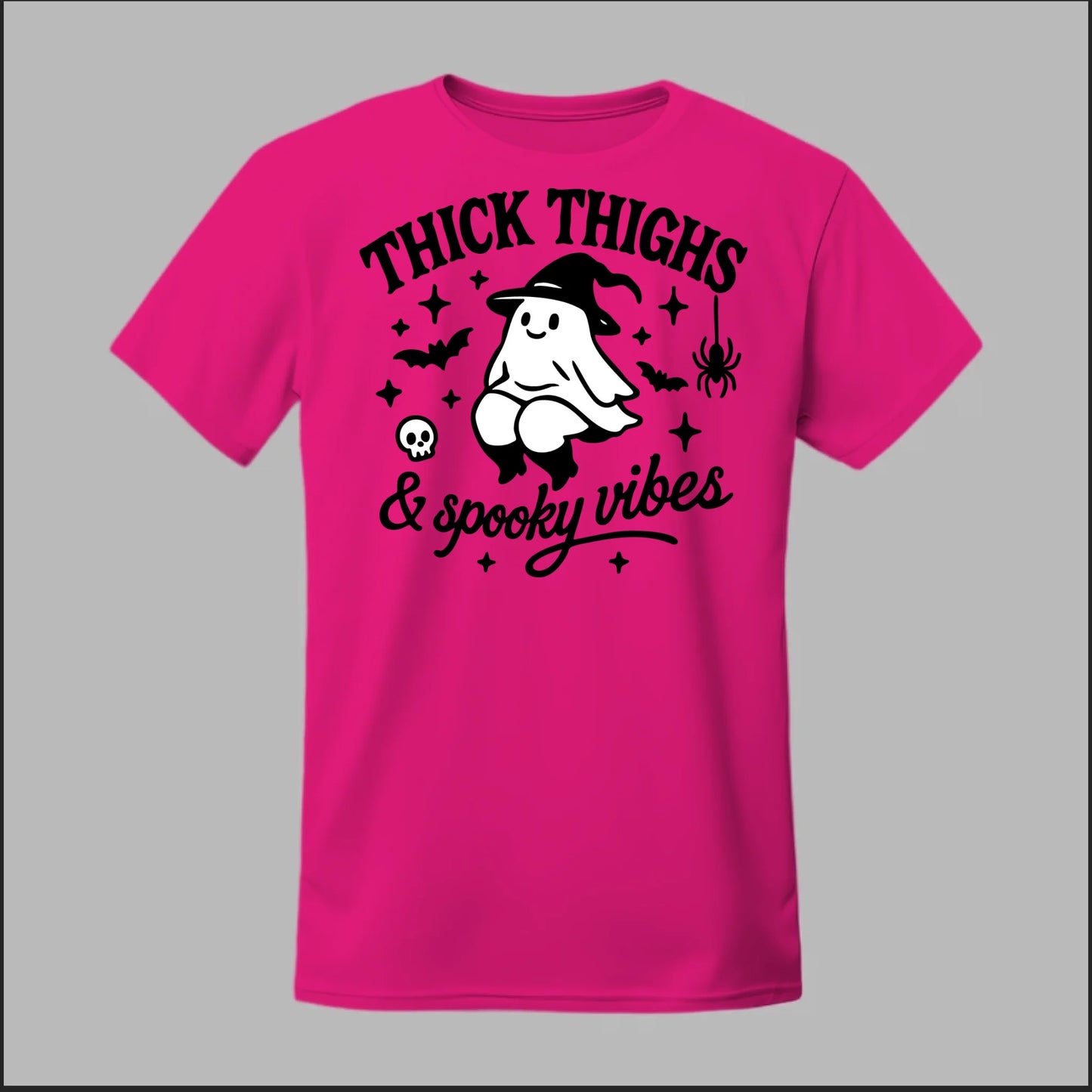 "Thick Thighs & Spooky Vibes" Tee