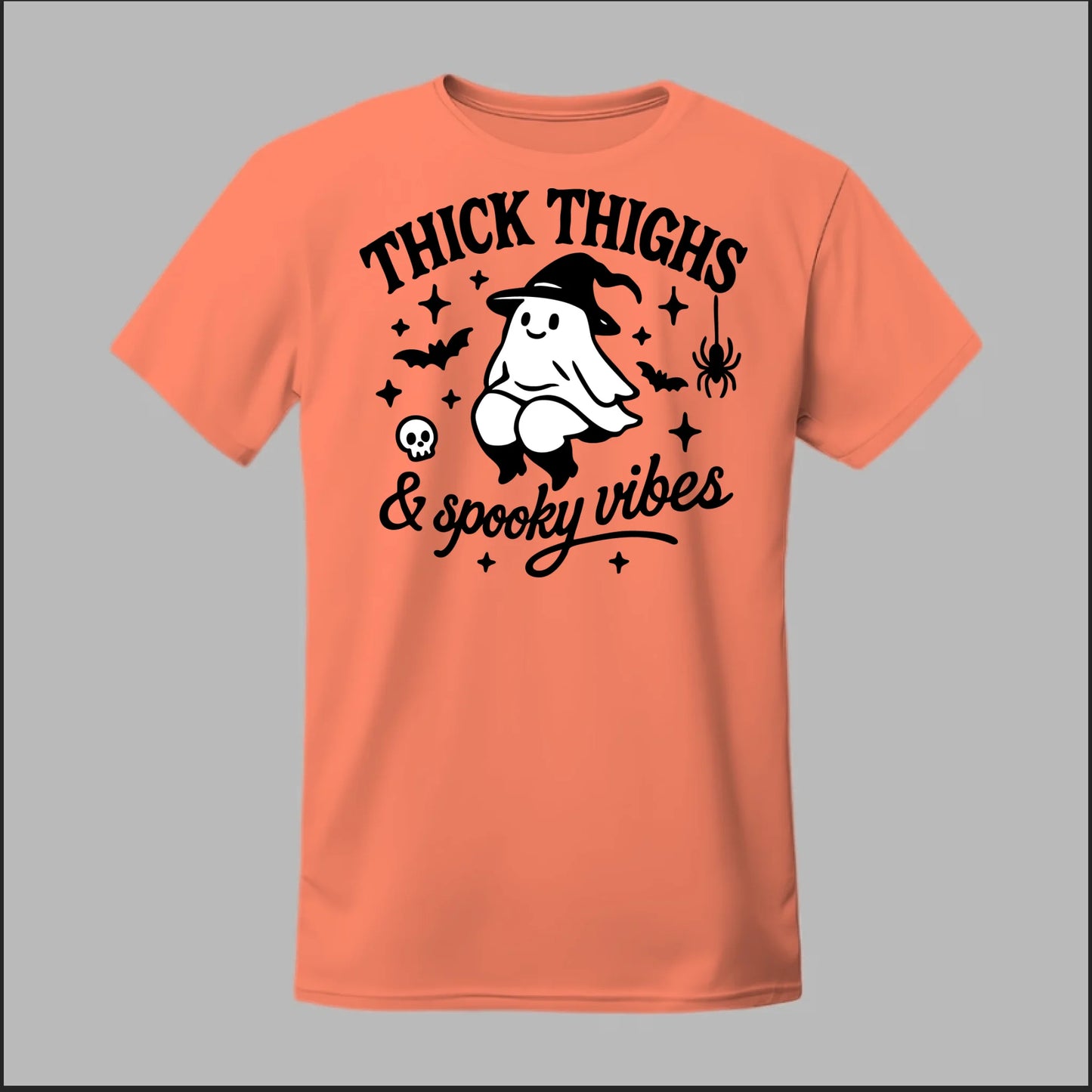 "Thick Thighs & Spooky Vibes" Tee