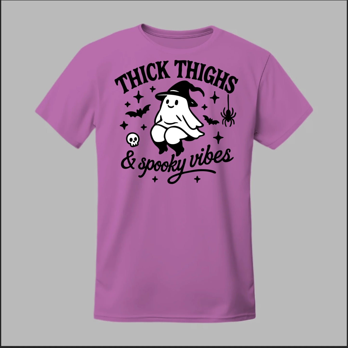 "Thick Thighs & Spooky Vibes" Tee