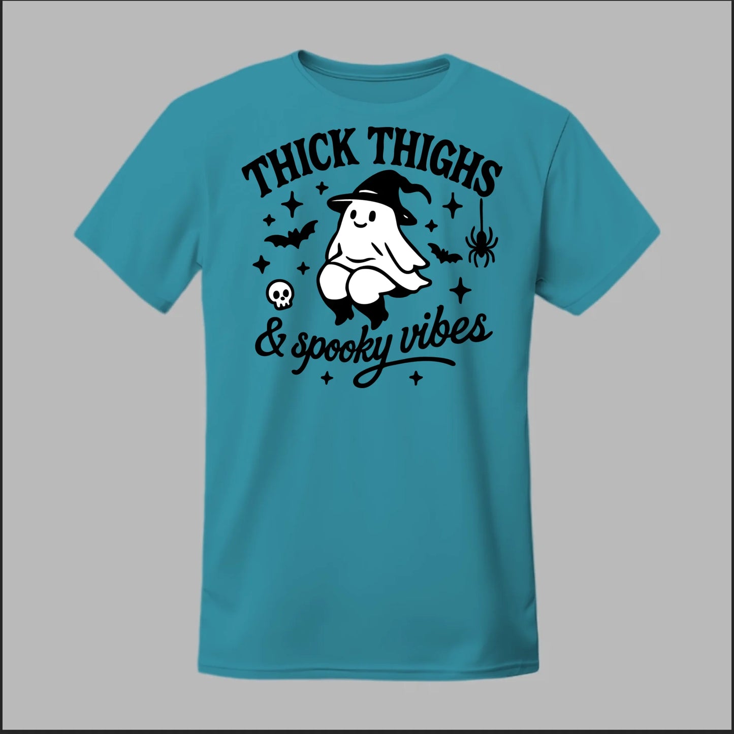 "Thick Thighs & Spooky Vibes" Tee