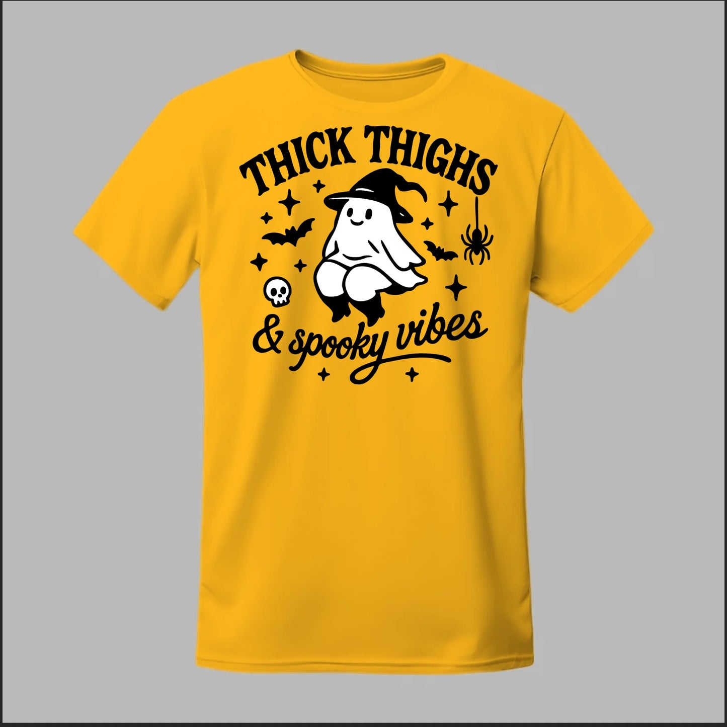 "Thick Thighs & Spooky Vibes" Tee