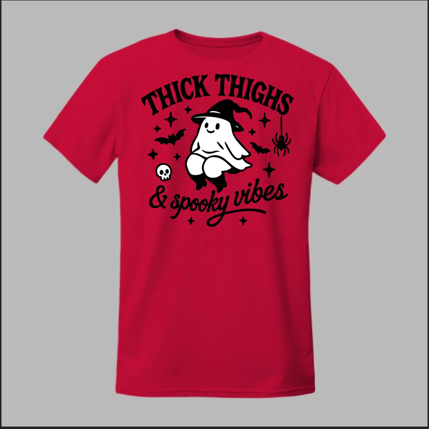 "Thick Thighs & Spooky Vibes" Tee