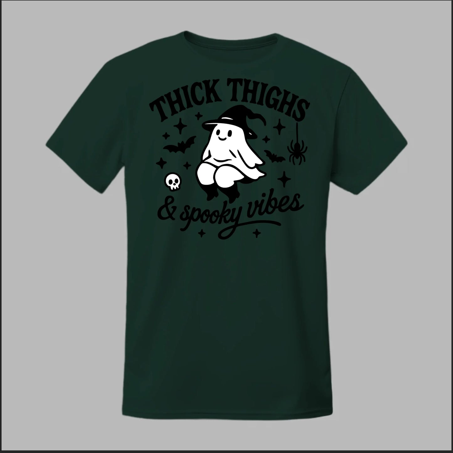 "Thick Thighs & Spooky Vibes" Tee