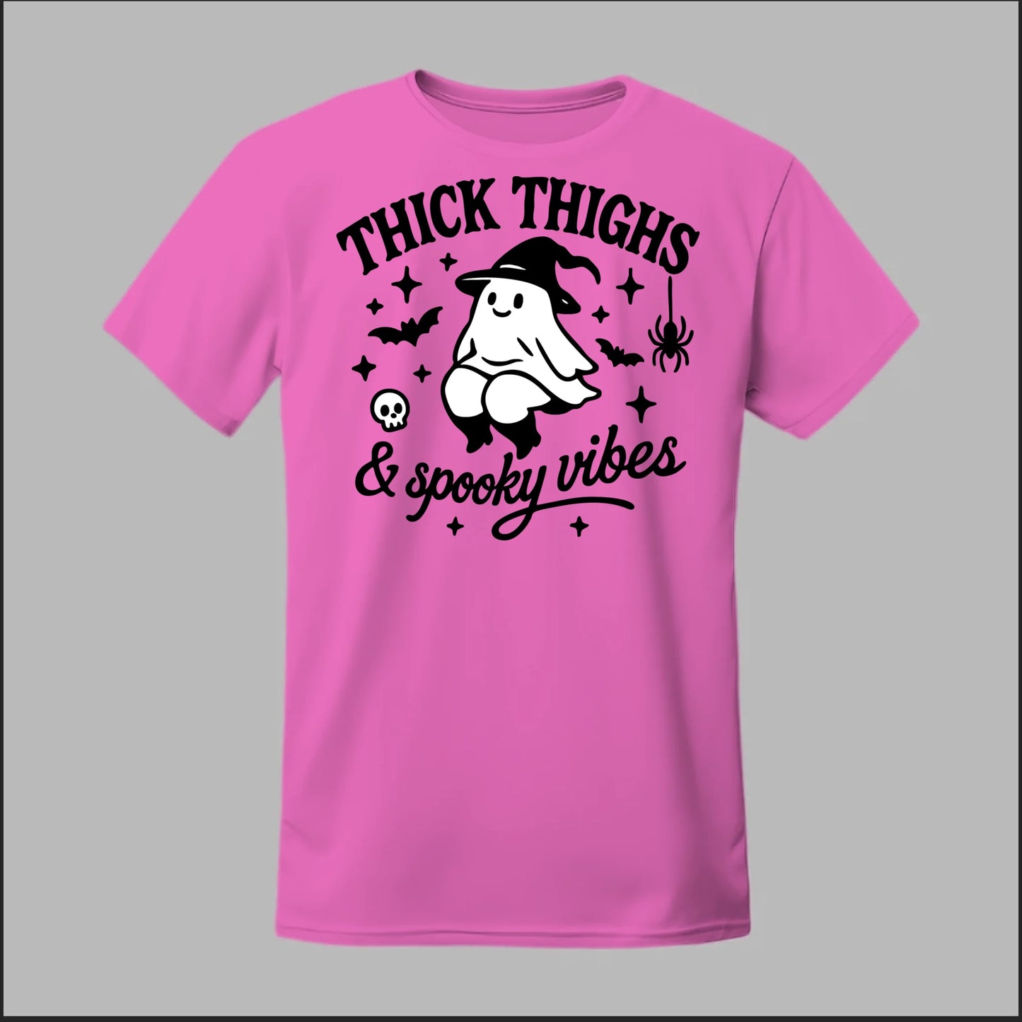 "Thick Thighs & Spooky Vibes" Tee