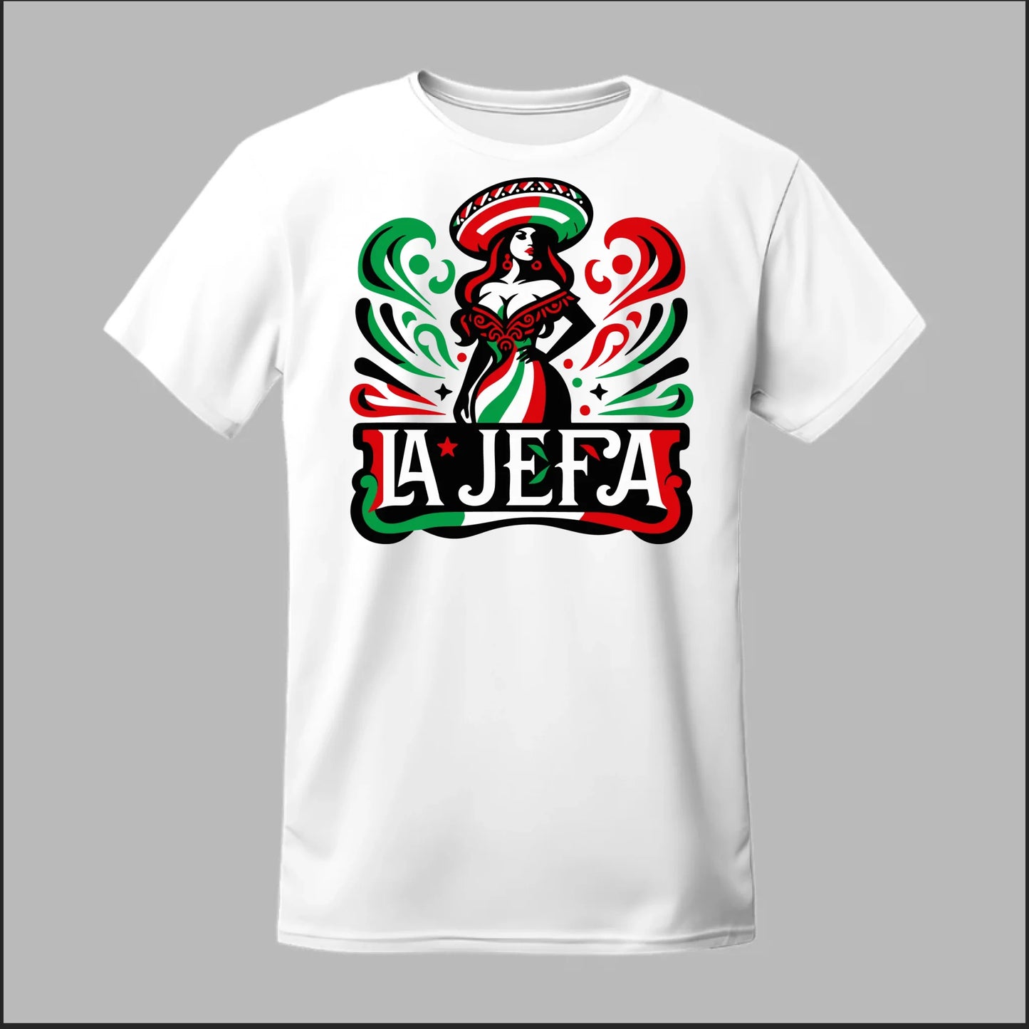 Festive "La Jefa" Tee