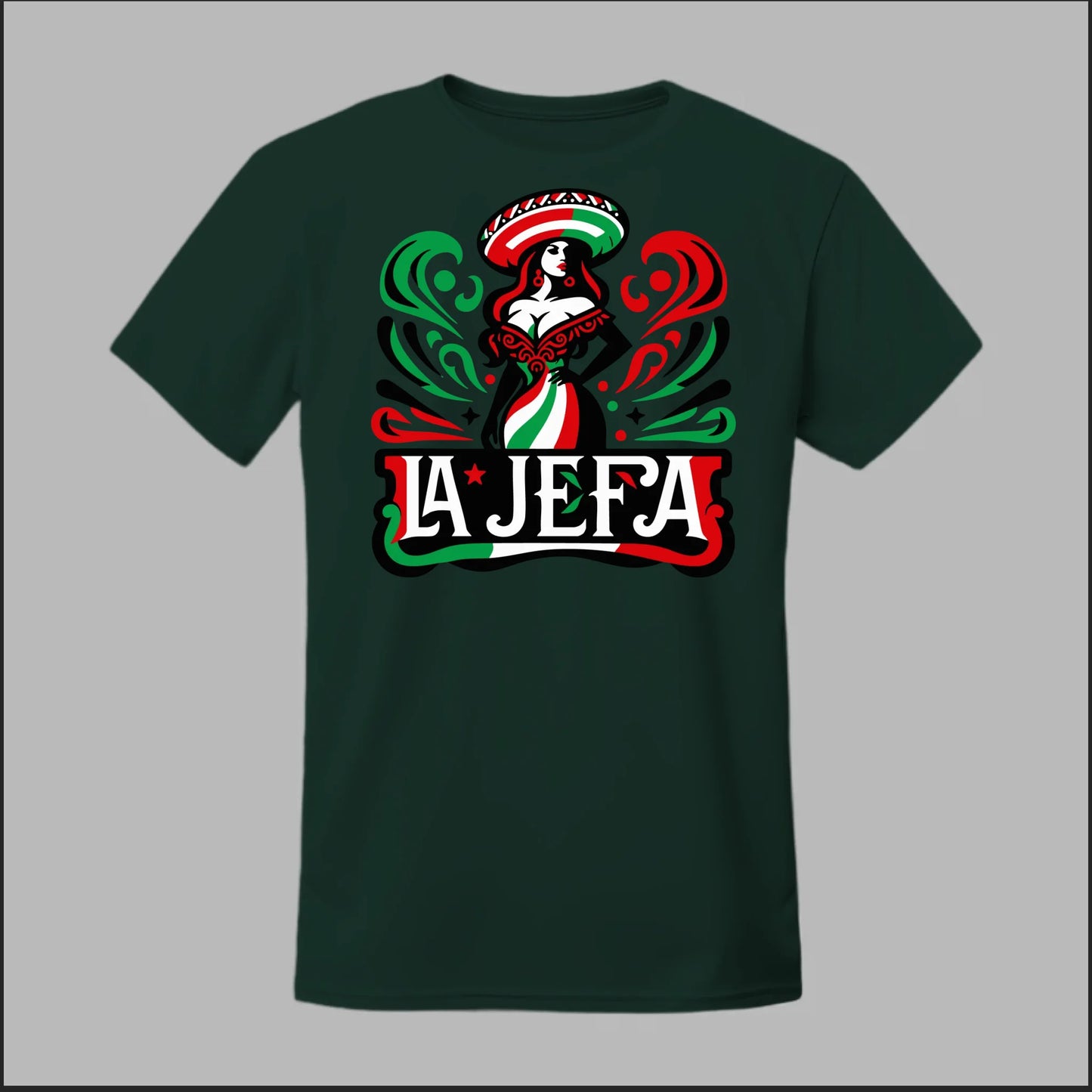 Festive "La Jefa" Tee