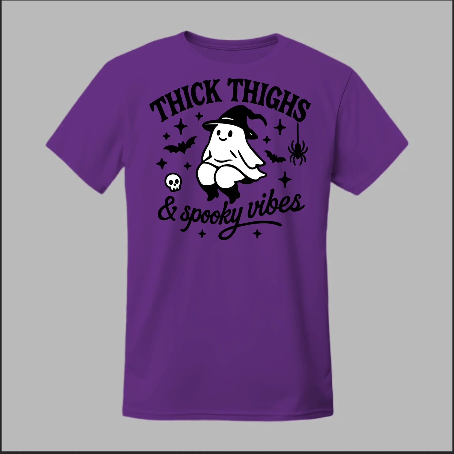 "Thick Thighs & Spooky Vibes" Tee