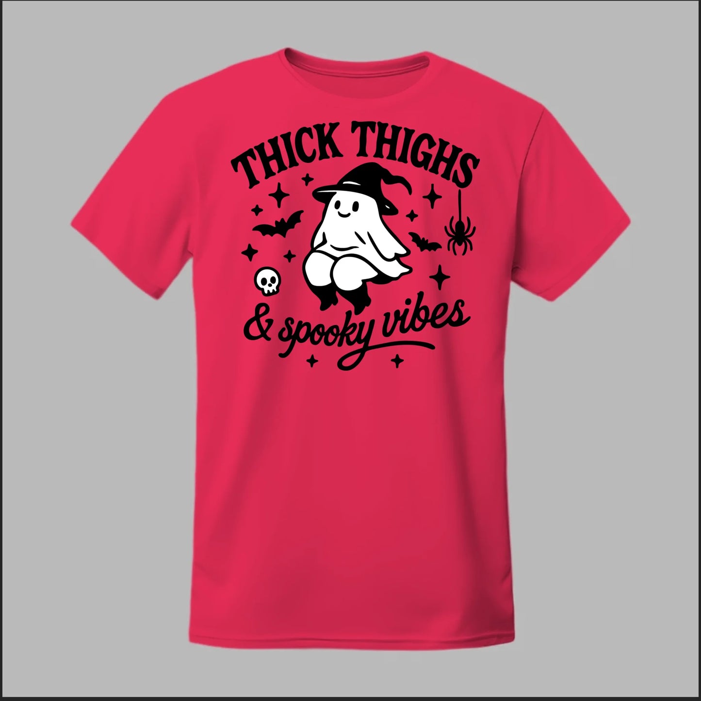 "Thick Thighs & Spooky Vibes" Tee