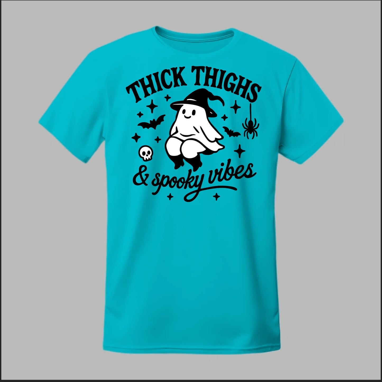 "Thick Thighs & Spooky Vibes" Tee