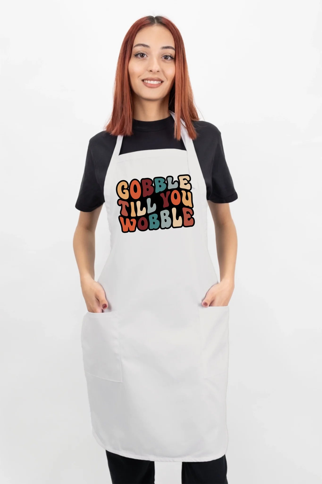 "Gobble Till You Wobble" Apron