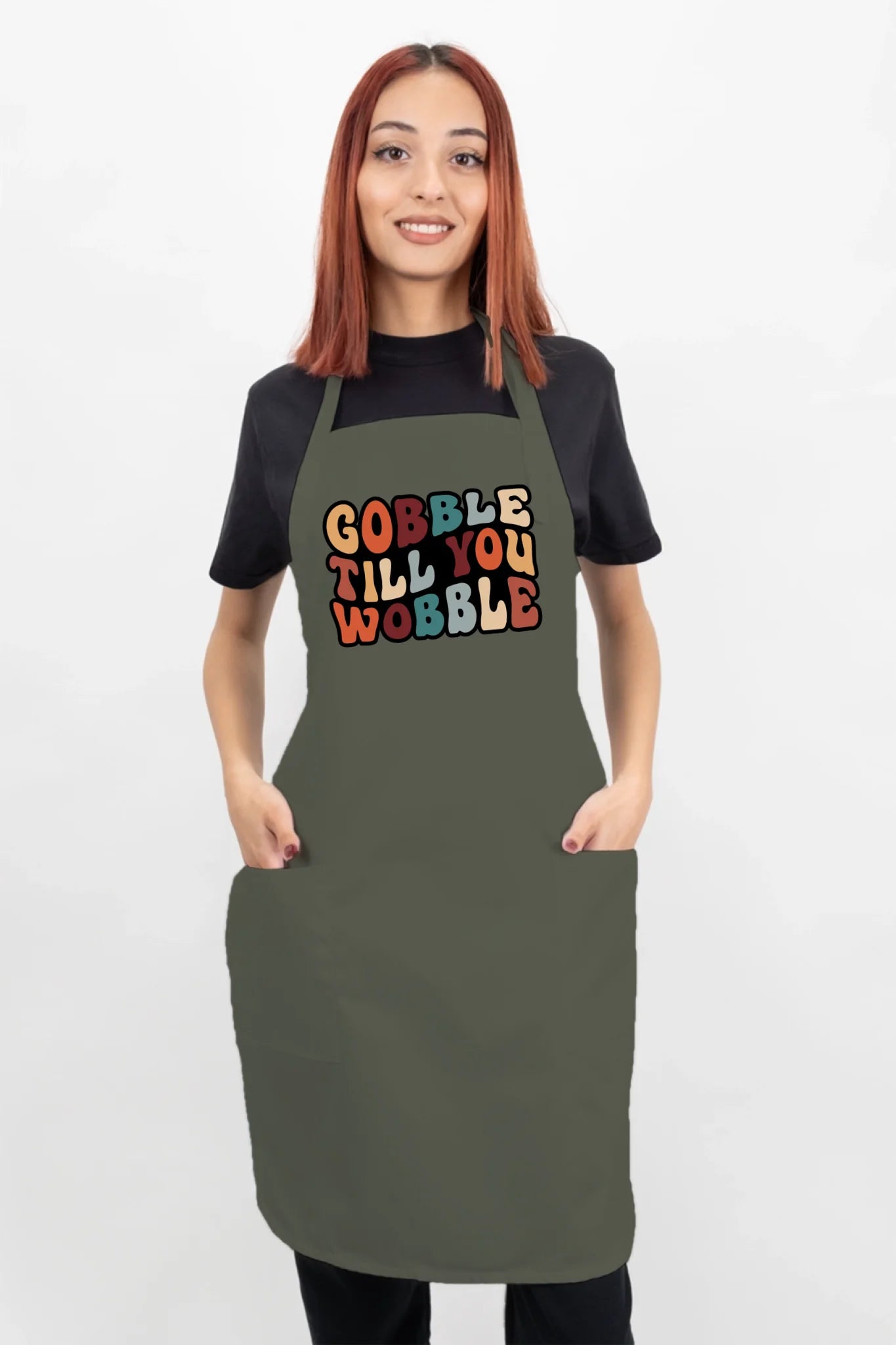 "Gobble Till You Wobble" Apron