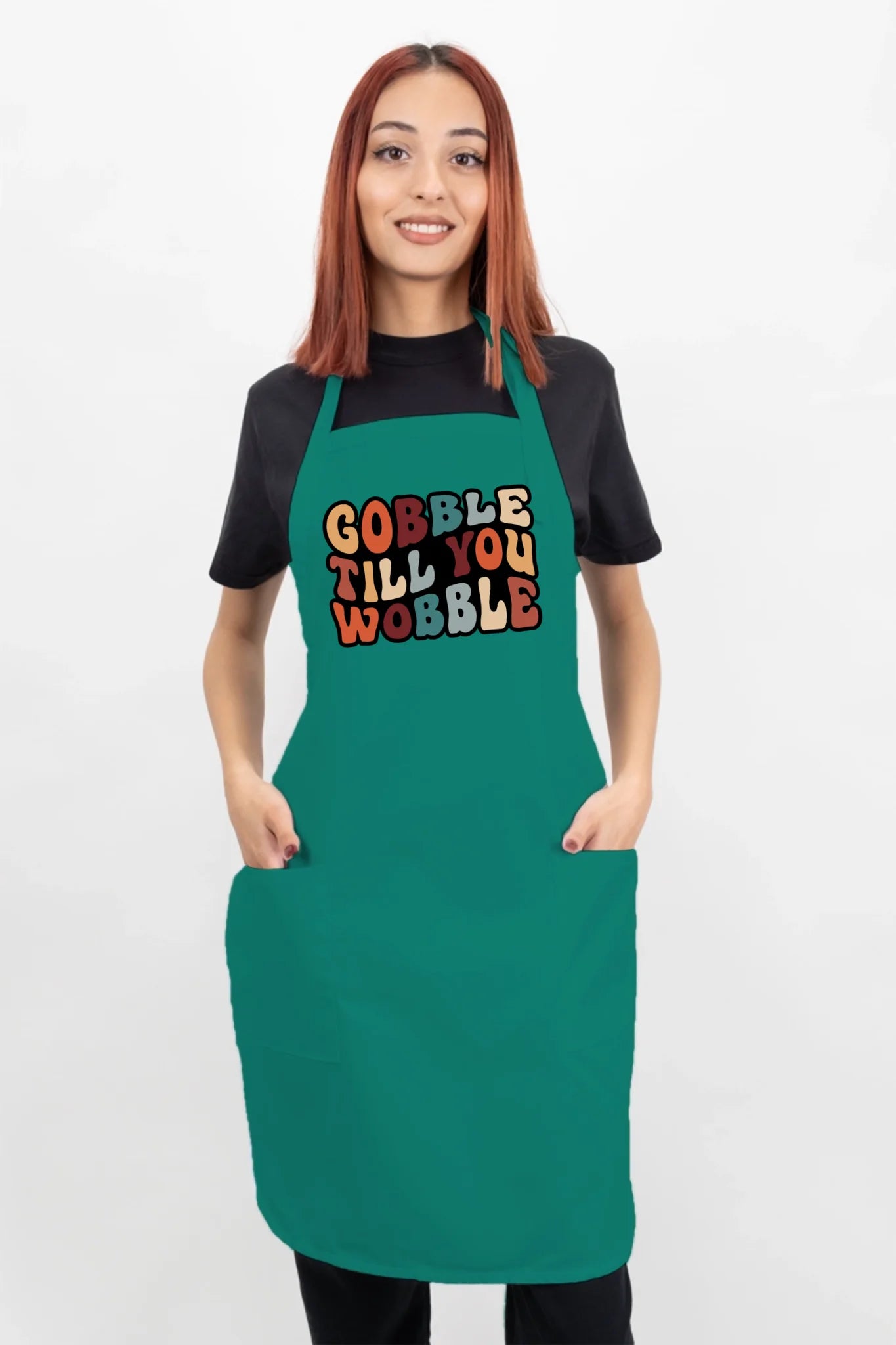 "Gobble Till You Wobble" Apron