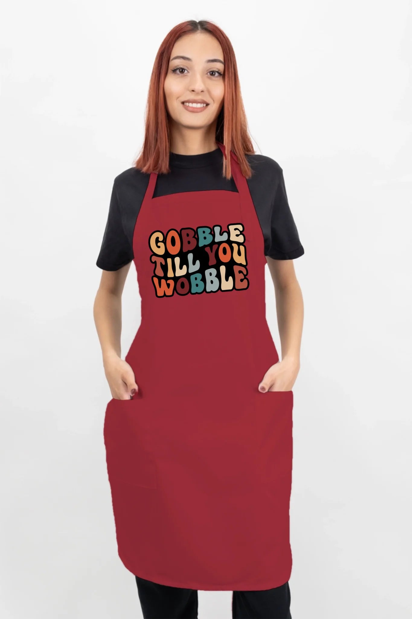 "Gobble Till You Wobble" Apron