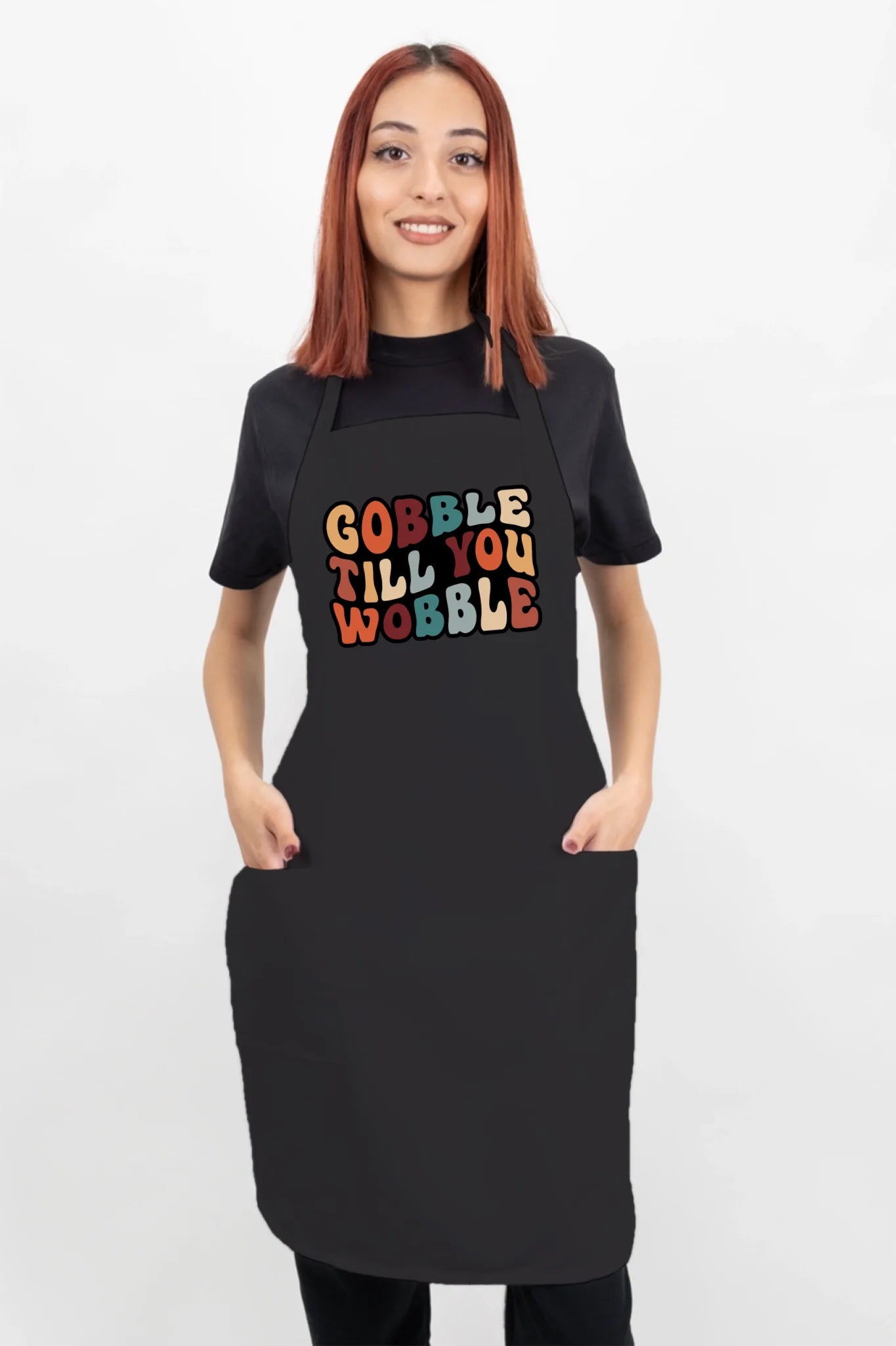 "Gobble Till You Wobble" Apron