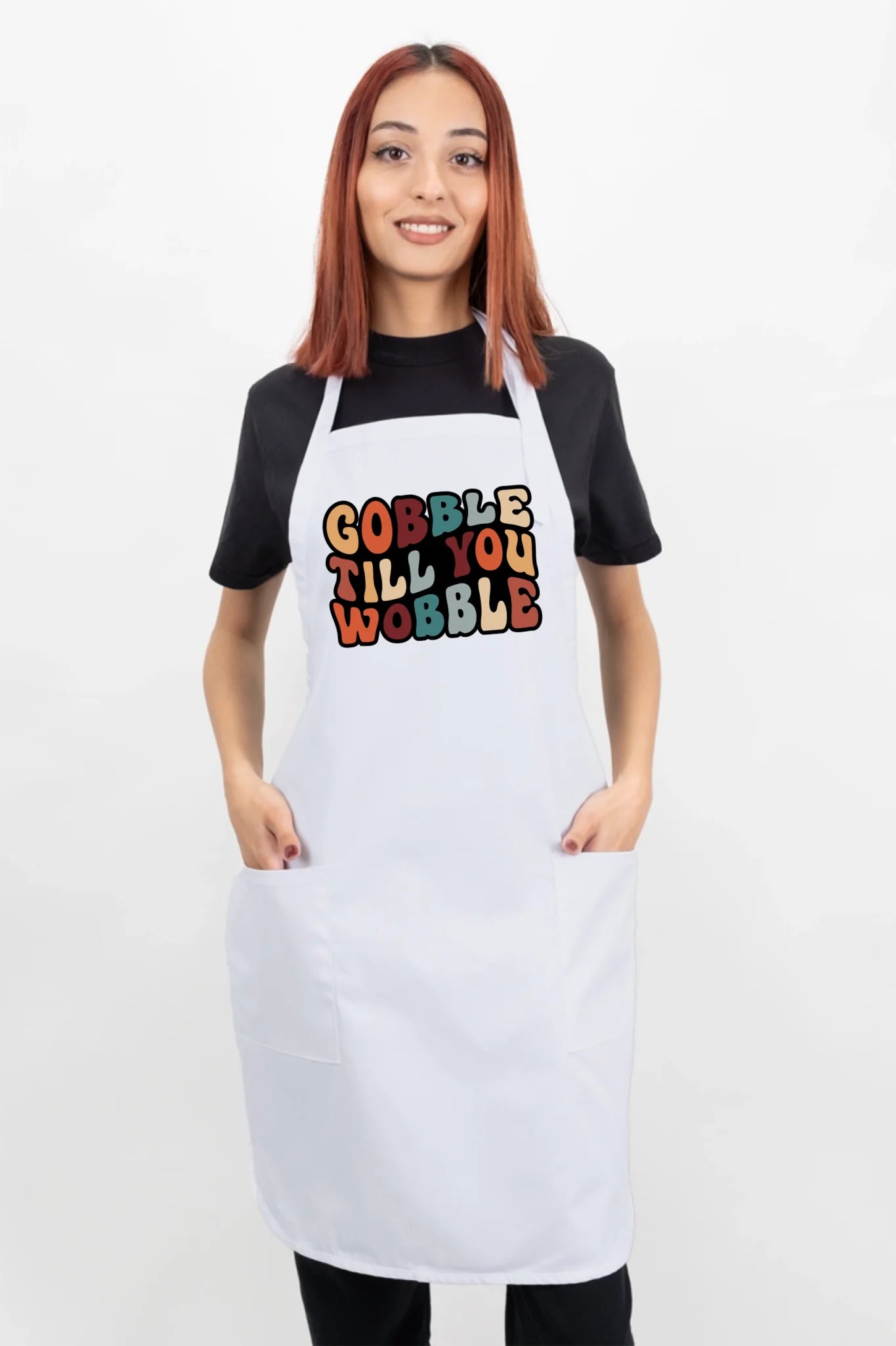 "Gobble Till You Wobble" Apron