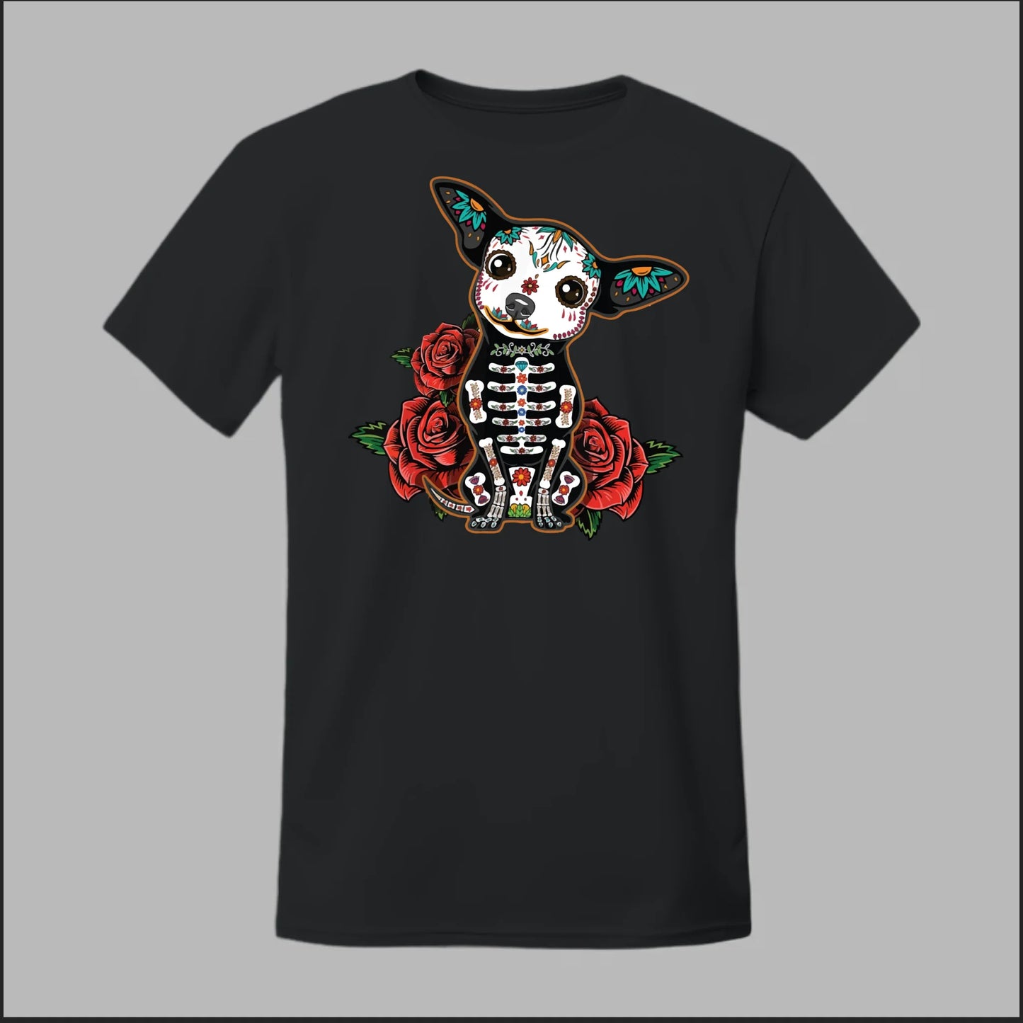 Day of the Dead Chihuahua Tee