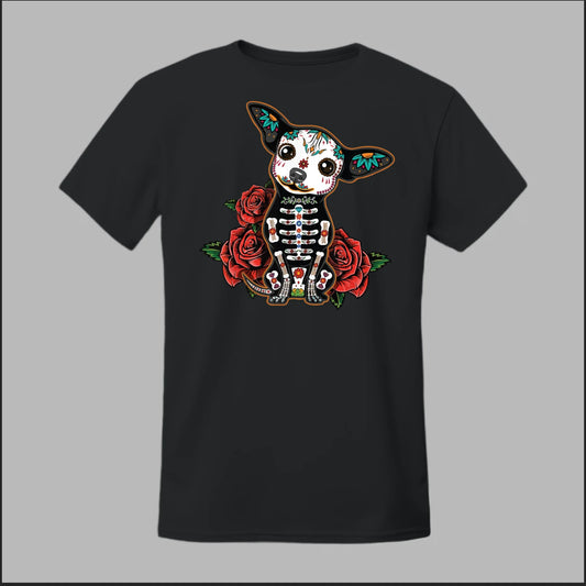 Day of the Dead Chihuahua Tee