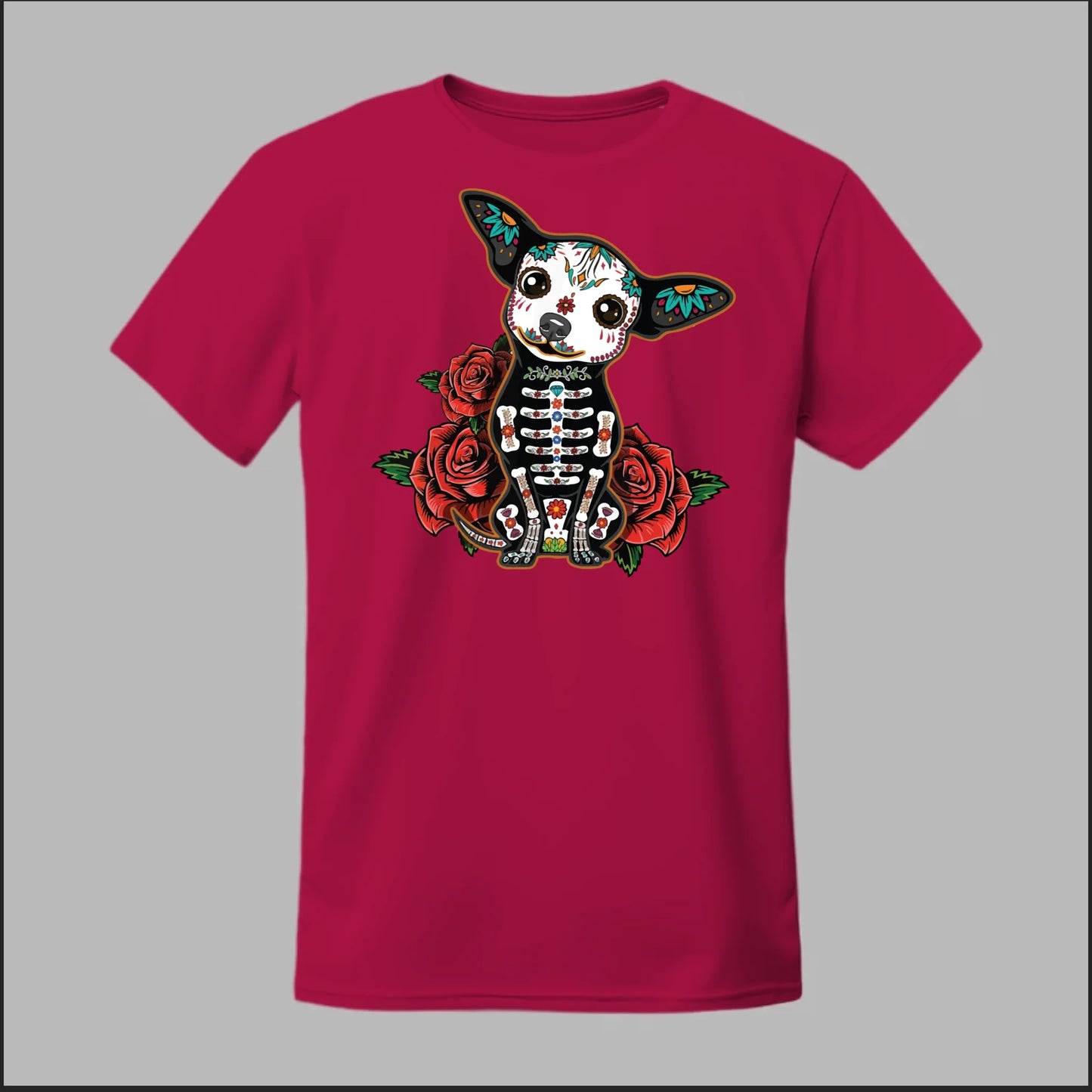 Day of the Dead Chihuahua Tee